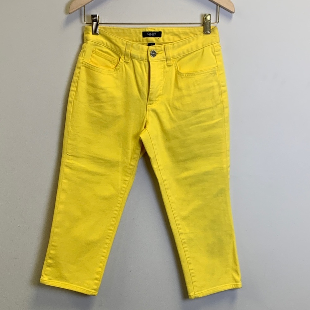 Chaps Vibrant Yellow Pants Women’s Size 2